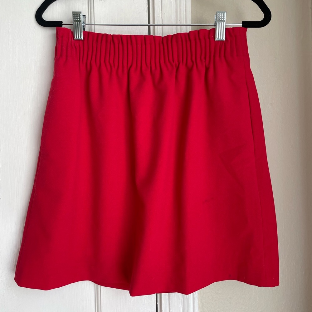 J. Crew mercantile sidewalk skirt hot pink